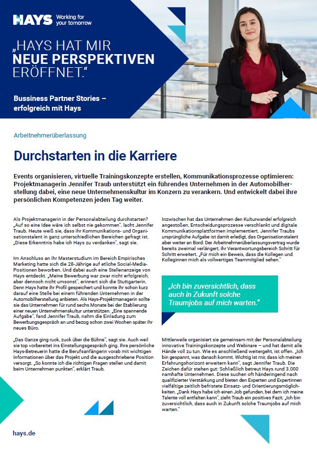 Business Partner Story Arbeitnehmerüberlassung - Previewbild