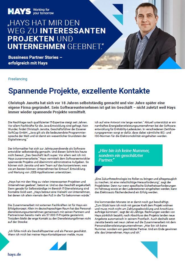 Business Partner Story Contracting - Previewbild