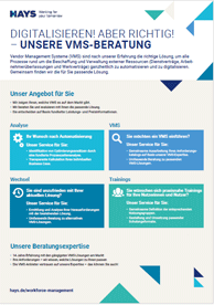 Factsheet Vendor Management System Beratung