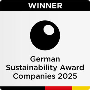 Winner of the German Sustainability Award for Companies 2025