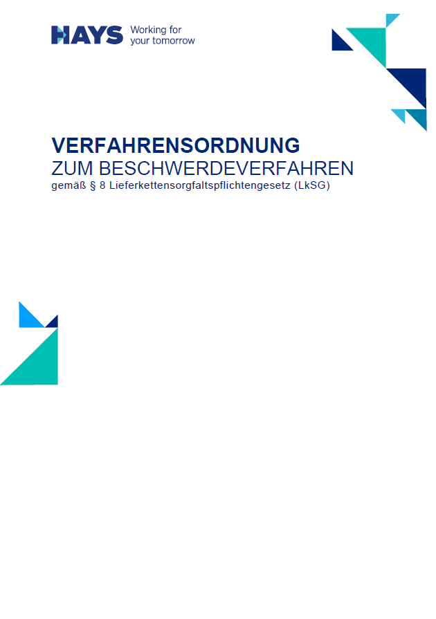 Verfahrensordnung Cover